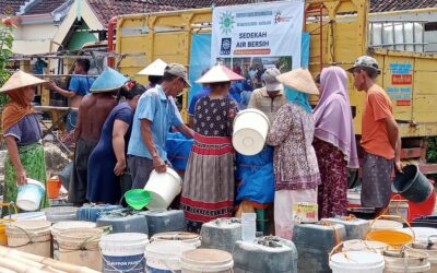 Bojonegoro Terdampak El Nino, MPKS PCM Baureno Salurkan Air Bersih