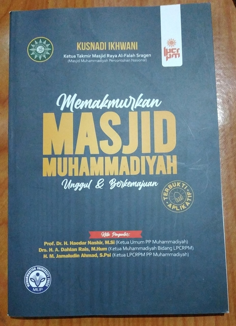 Buku Memakmurkan Masjid Muhammadiyah Unggul Dan Berkemajuan Lpcr Pm