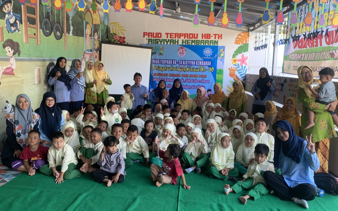 Ranting ‘Aisyiyah Tamantirto Selatan dan Paud Terpadu KB TK ABA Kembaran Gelar Kegiatan Hari Anak Nasional 2024