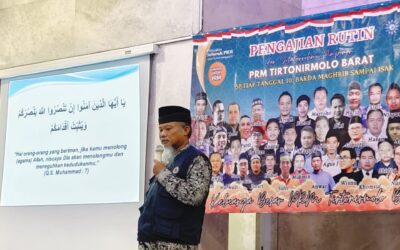 Pengajian Khusus Anggota PRM Tirtonirmolo Barat: Semangat Ber-Muhammadiyah Diawali dari Pimpinannya