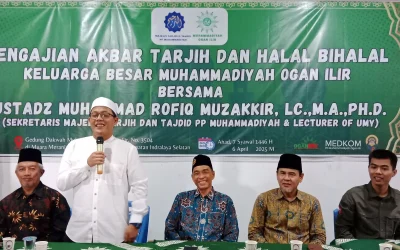 PD Muhammadiyah Ogan Ilir Selenggarakan Pengajian Akbar Tarjih dan Halal Bihalal