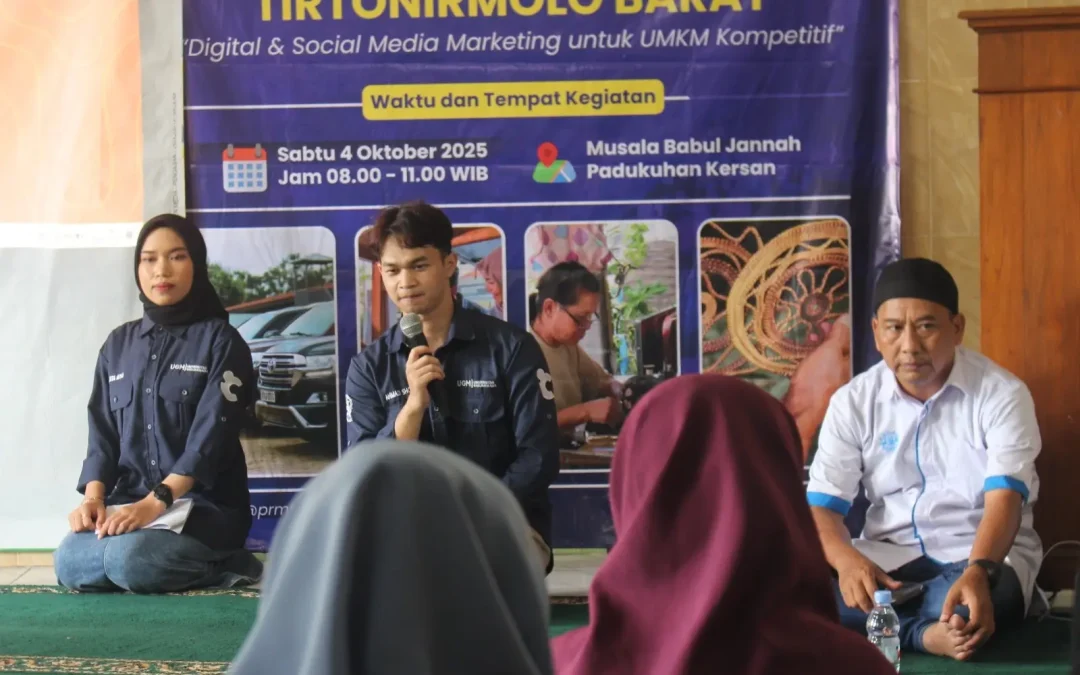 Prm tirtonirmolo barat mendorong umkm lebih kompetitif dengan pemasaran digital