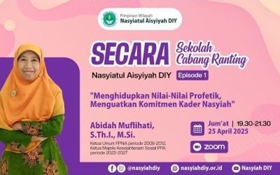 Menghidupkan Nilai-Nilai Kenabian, Memperkuat Komitmen Kader Nasyiah