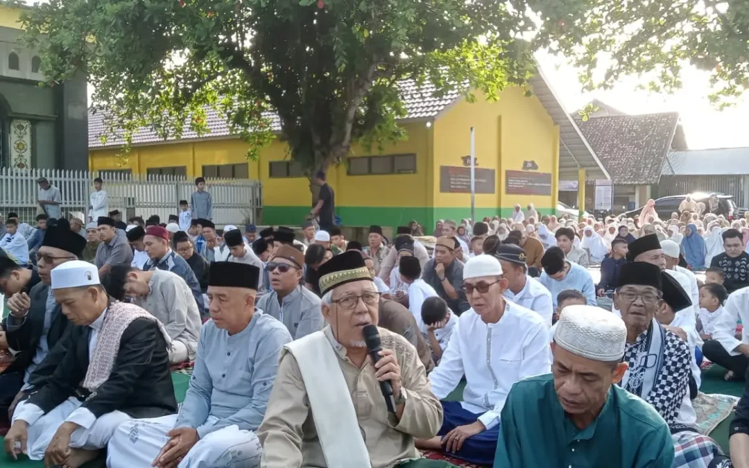 13 Titik Dipadati Jamaah, Muhammadiyah Ogan Ilir Gelar Sholat Idul Fitri 1447 H Penuh Khidmat