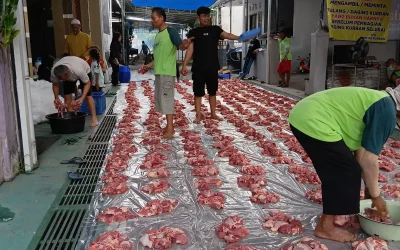 Implementasi Program Fikih Hijau Mahasiswa Unisa Yogyakarta pada Pembungkusan Daging Kurban di Masjid As Sholihin Dusun Biru