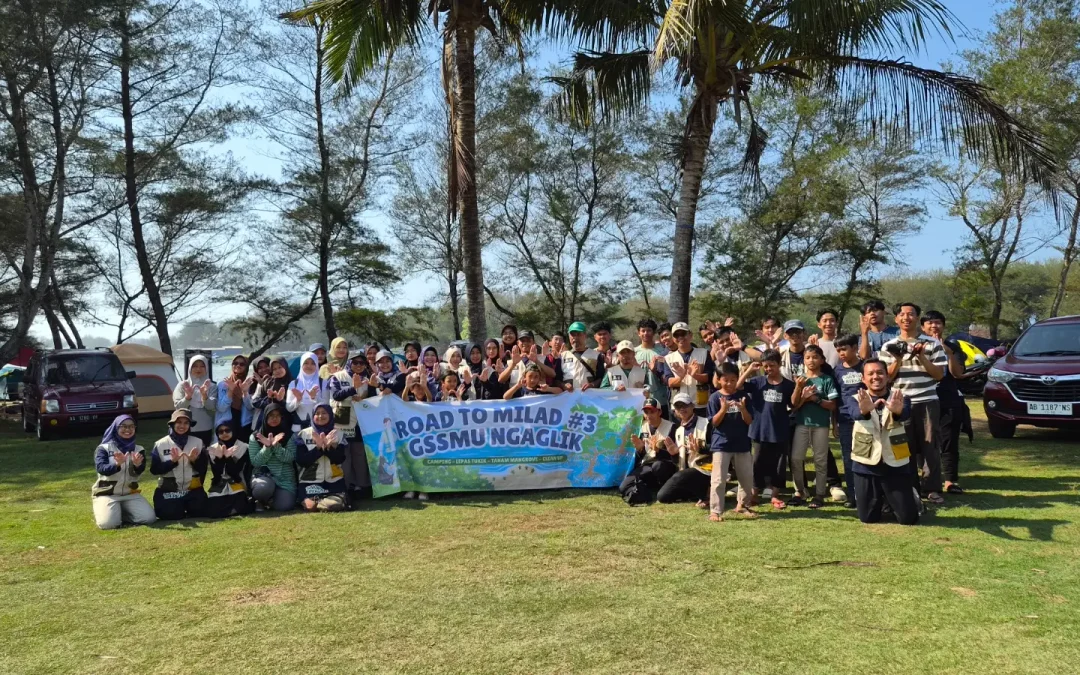 Sambut Milad ke 3, GSSMu Ngaglik Gelar Aksi Tanam Mangrove dan Lepas Tukik di Pesisir Kulon Progo